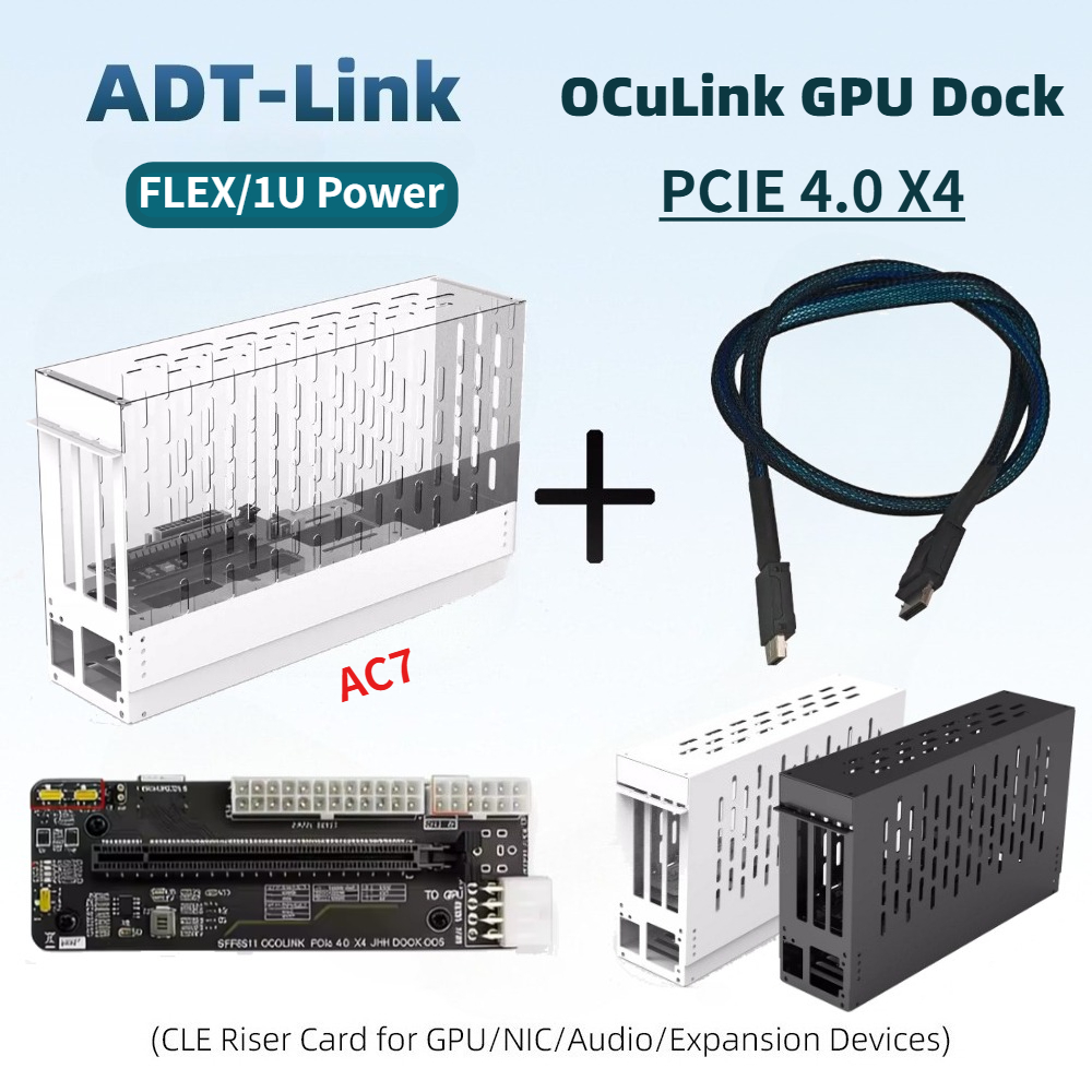Oculink Egpu Dock Graphics Card - 50CM Oculink EGPU Grafik Kartı Yuvası,