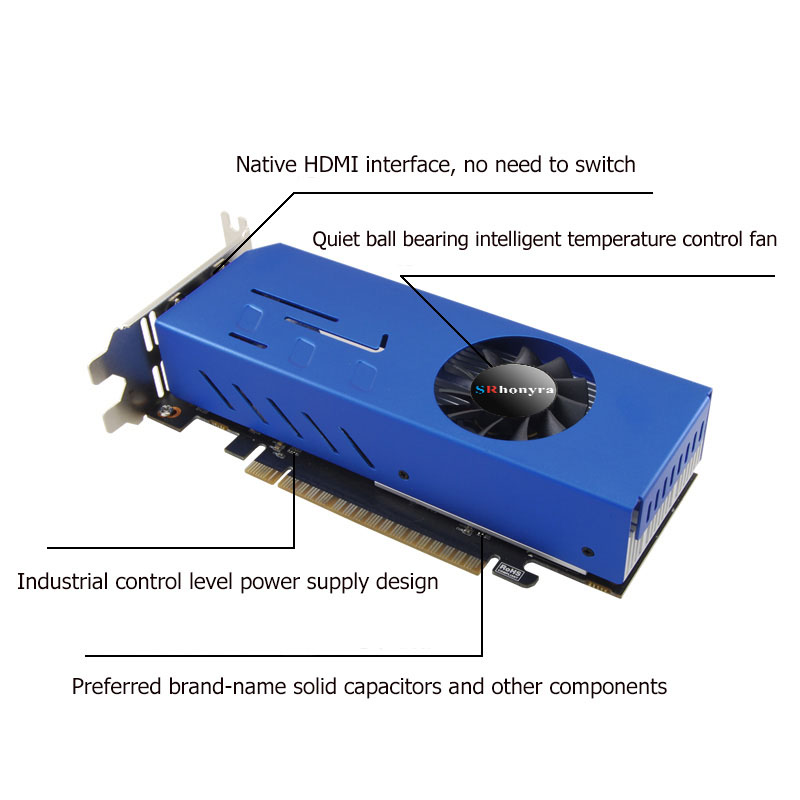 SRhonyra GeForce GTX1660S 1050 - 4 Hdmi Multi Monitor Video Card 4K incelemesi ve fiyatı