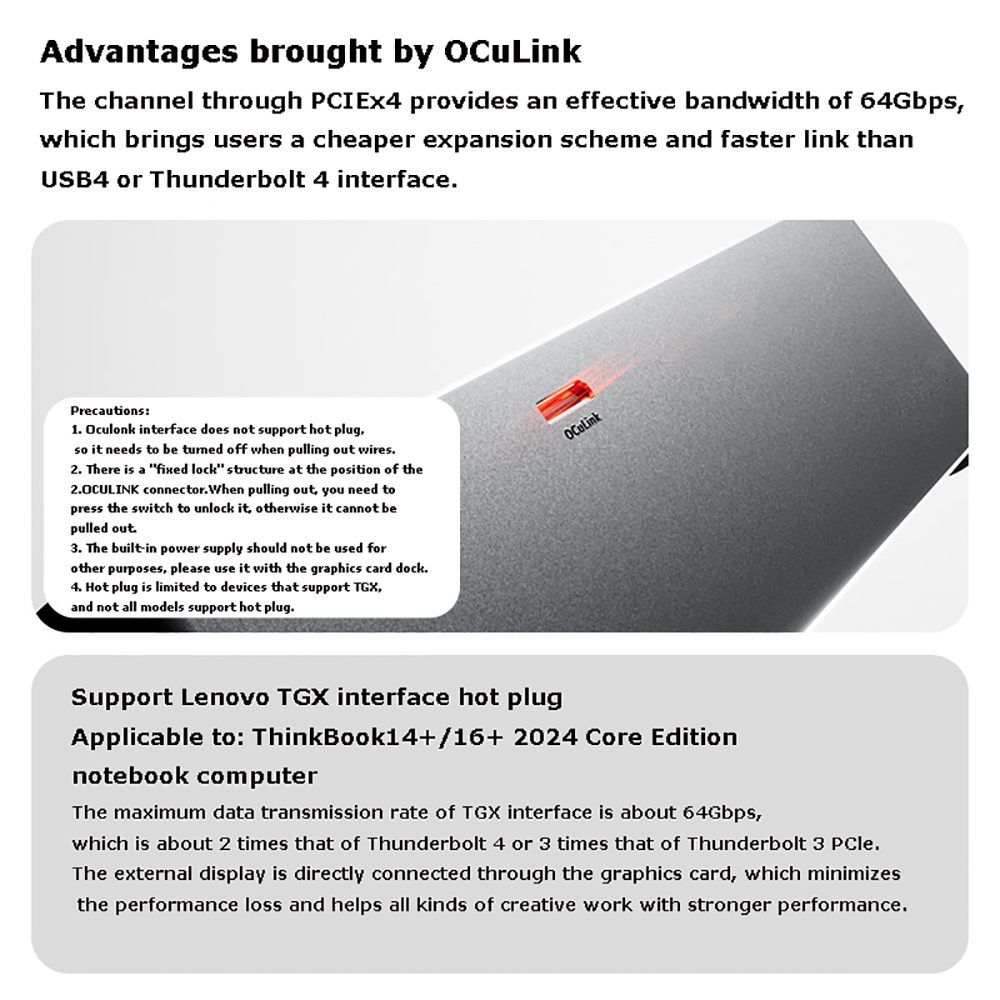 AG02/AG01 EGPU Yuvası, OCuLink - Oculink Egpu Dock Graphics Card incelemesi ve fiyatı