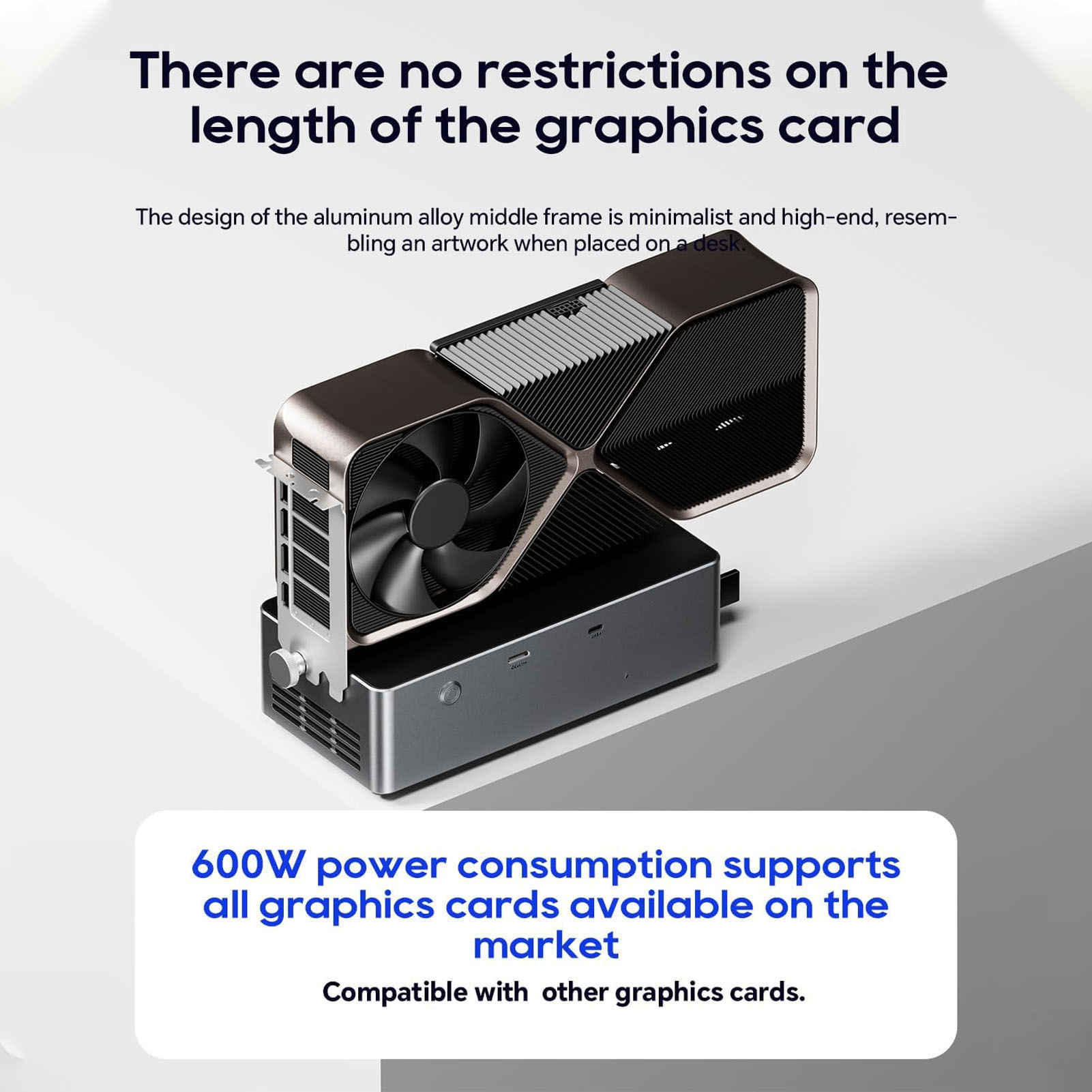 800W PSU PCIe 4.0 X4 Harici GP - Oculink Egpu Dock Graphics Card incelemesi ve fiyatı